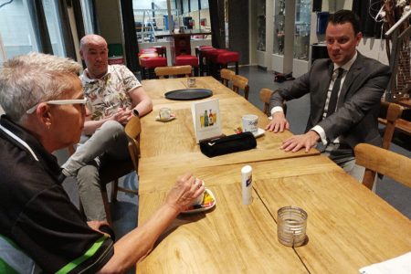 Kopje koffie met de burgemeester